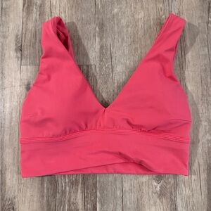 Lululemon Align V-Neck Bra *Light Support, C/D Cup size 6 in glaze pink